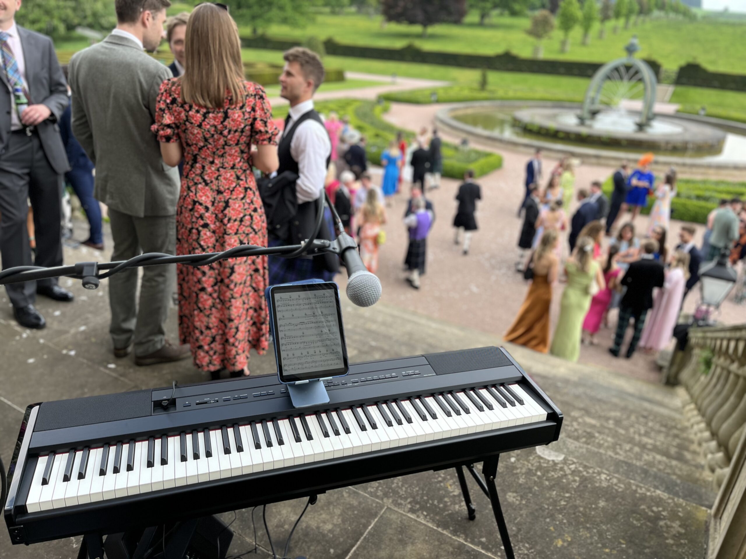 Yamaha P525 and Bose S1 Pro PA