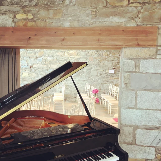 Beautiful wedding setting in south west Scotland @ggsyard.co.uk  @ggscoffeeshop @laggan_life #ggsyard #weddingmusic #weddingpianist #scottishwedding